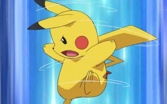 pikachu spinning