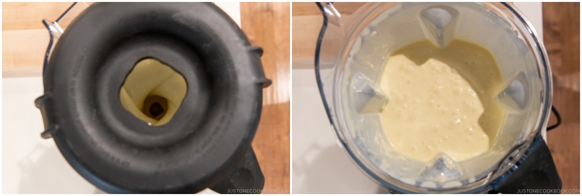 image of result of batter after blending