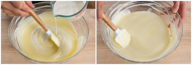 image of result of batter after handmixing